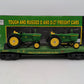 MTH 30-7027A O Gauge John Deere Flatcar #40101 w/4010 Tractors EX/Box