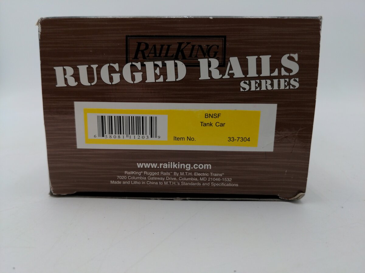MTH 33-7304 O Gauge Burlington Northern Santa Fe Tank Car #12689 LN/Box