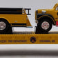 MTH 20-98159 O Gauge MTH Transportation Co Flatcar w/ Yellow Die-Cast Firetrucks EX/Box