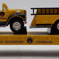 MTH 20-98159 O Gauge MTH Transportation Co Flatcar w/ Yellow Die-Cast Firetrucks EX/Box
