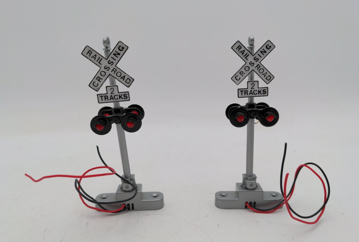 MTH 30-11014 O Gauge Operating Crossing Flashers EX/Box