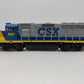 MTH 20-2423-3 CSX GP-40 Non Powered Diesel Engine #6641 EX