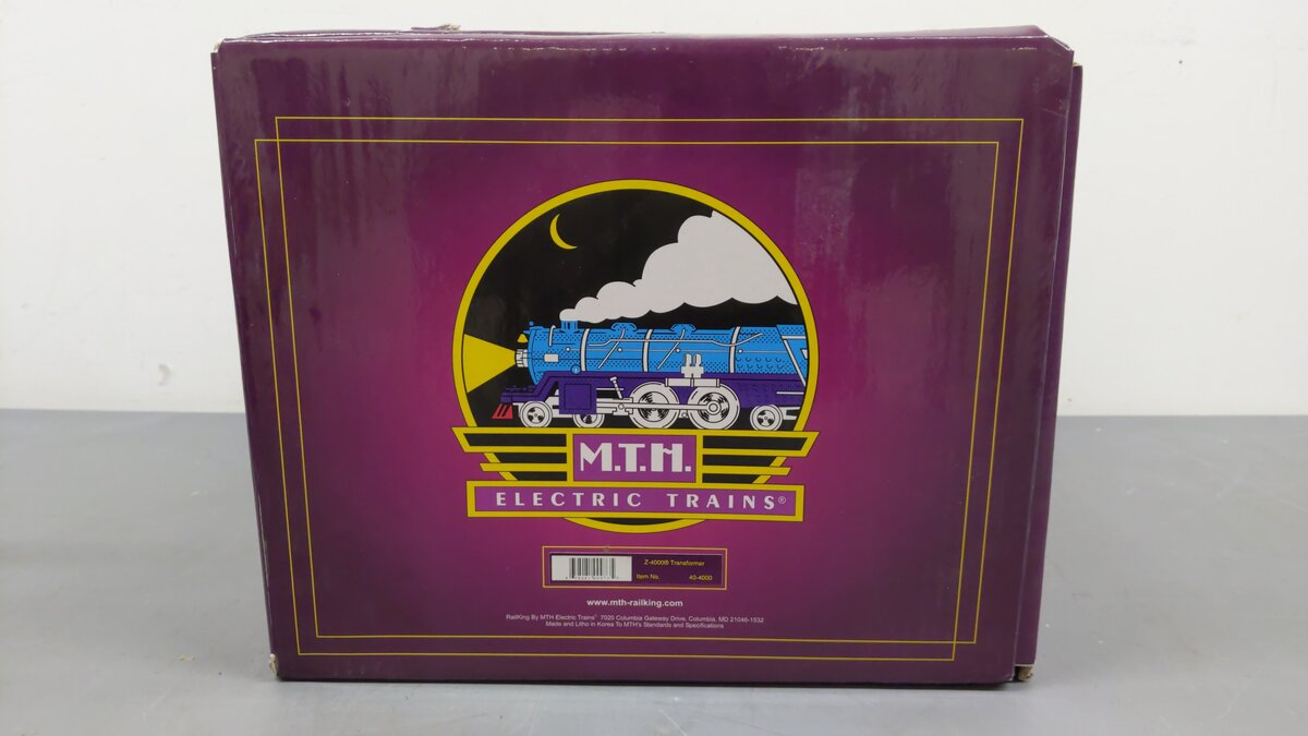 MTH 40-4000 O Z-4000 400W Dual Control Transformer EX/Box