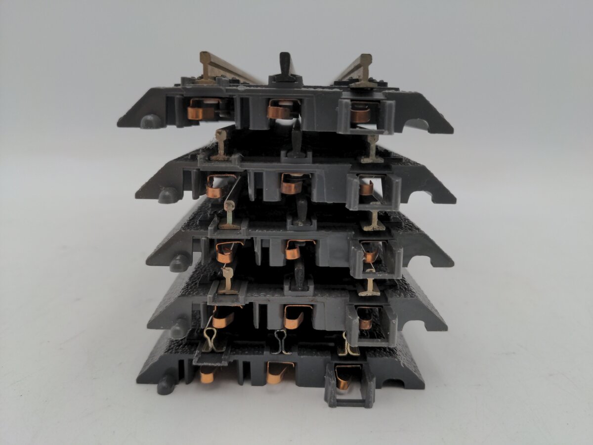 MTH 40-1001 RealTrax 10" Straight Track with Solid Rails (5) VG