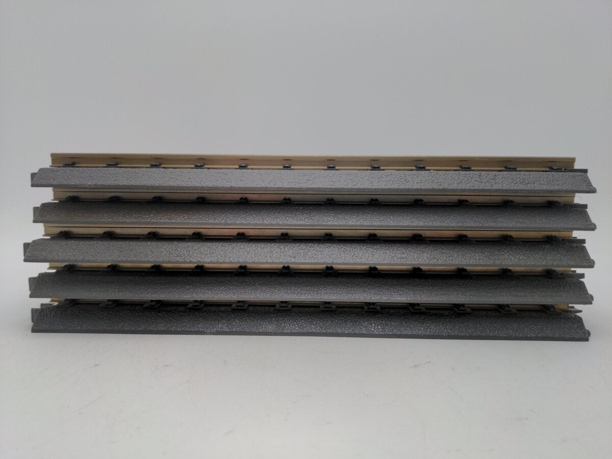 MTH 40-1001 RealTrax 10" Straight Track with Solid Rails (5) VG