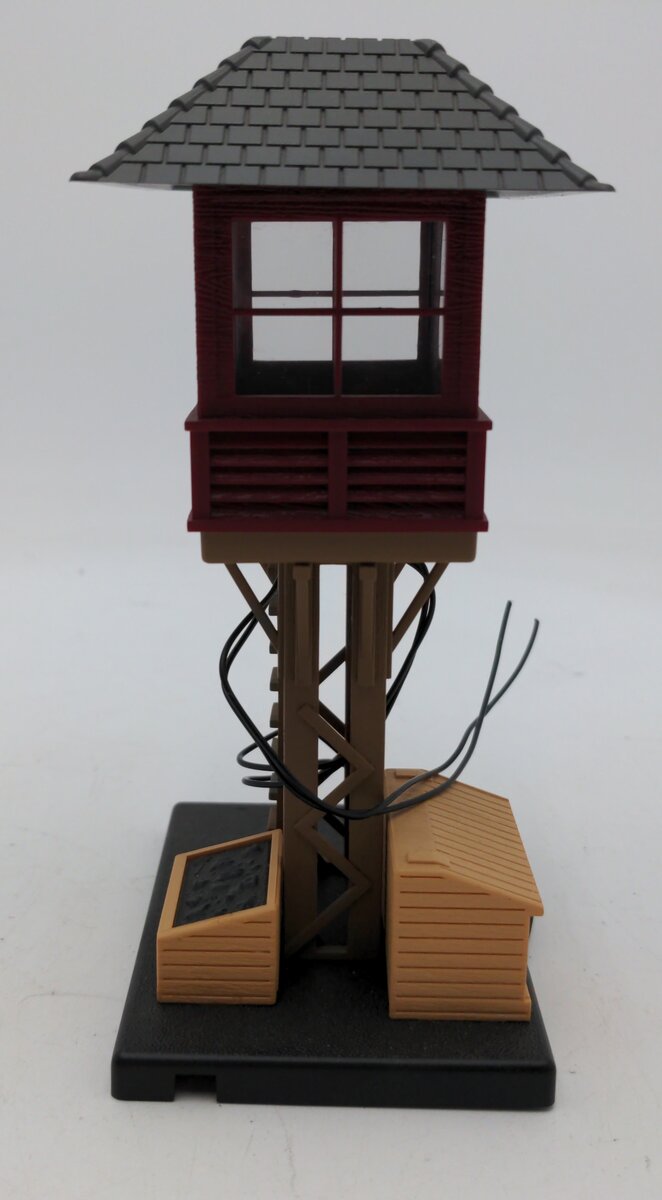 MTH 30-9097 O Gauge Brown & Black Elevated Gate Tower LN/Box
