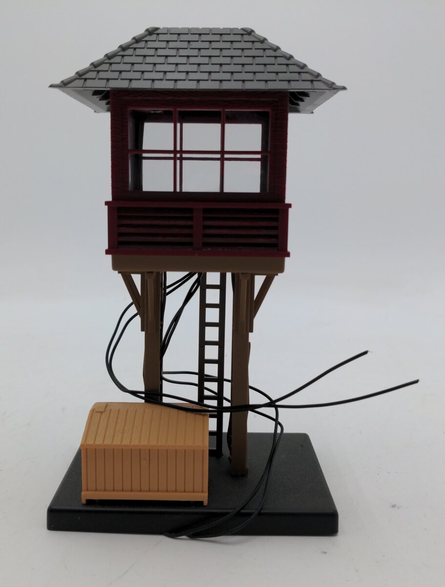 MTH 30-9097 O Gauge Brown & Black Elevated Gate Tower LN/Box