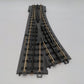 MTH 40-1021 O72 Nickel Silver RealTrax Left Hand Remote Switch Turnout VG
