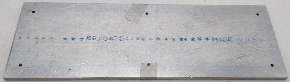 S Modern No. 6 Metal Crossover Track Section Mold VG