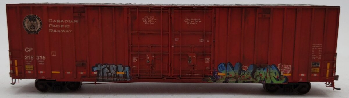 Athearn 75082 HO Scale Canadian Pacific 60' Gunderson Double Door Boxcar #218315/Box