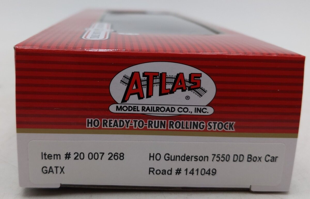 Atlas 20007268 HO GATX Gunderson 7550 Double Door Boxcar #141049 LN/Box