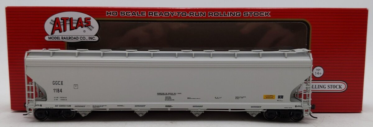 Atlas 20003560 HO Georgia Gulf Plaquemine Div. ACF 5701 Centerflow Hopper #1184 EX/Box