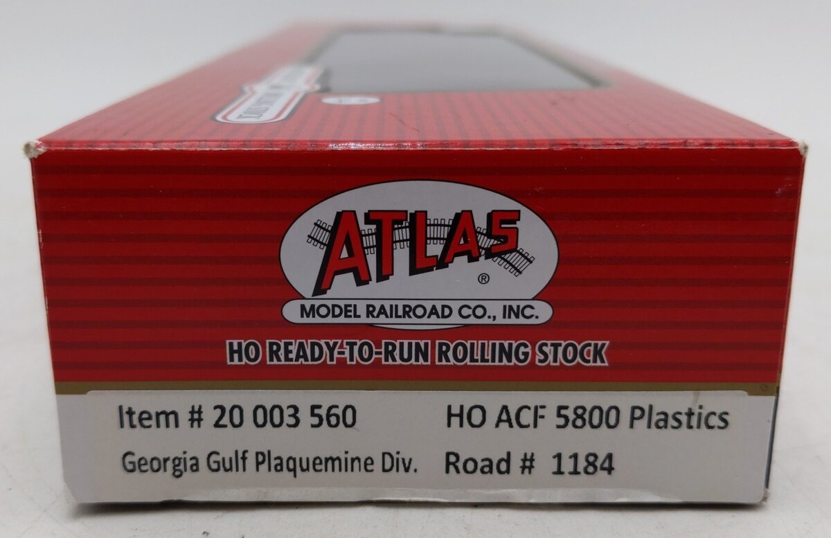 Atlas 20003560 HO Georgia Gulf Plaquemine Div. ACF 5701 Centerflow Hopper #1184 EX/Box