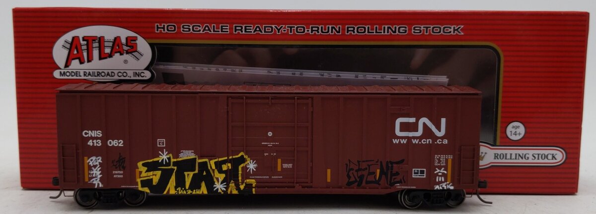 Atlas 20006072 HO Canadian National NCS 5277 Plug Door Boxcar #413062 - Custom/Box