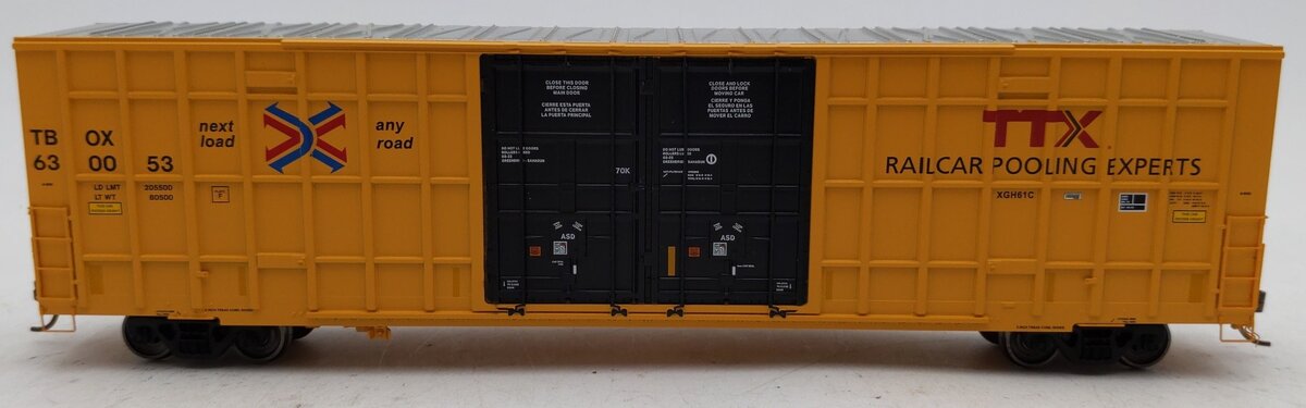 Atlas 20007272 HO TTX Gunderson 7550 Double Door Boxcar #630053 LN/Box