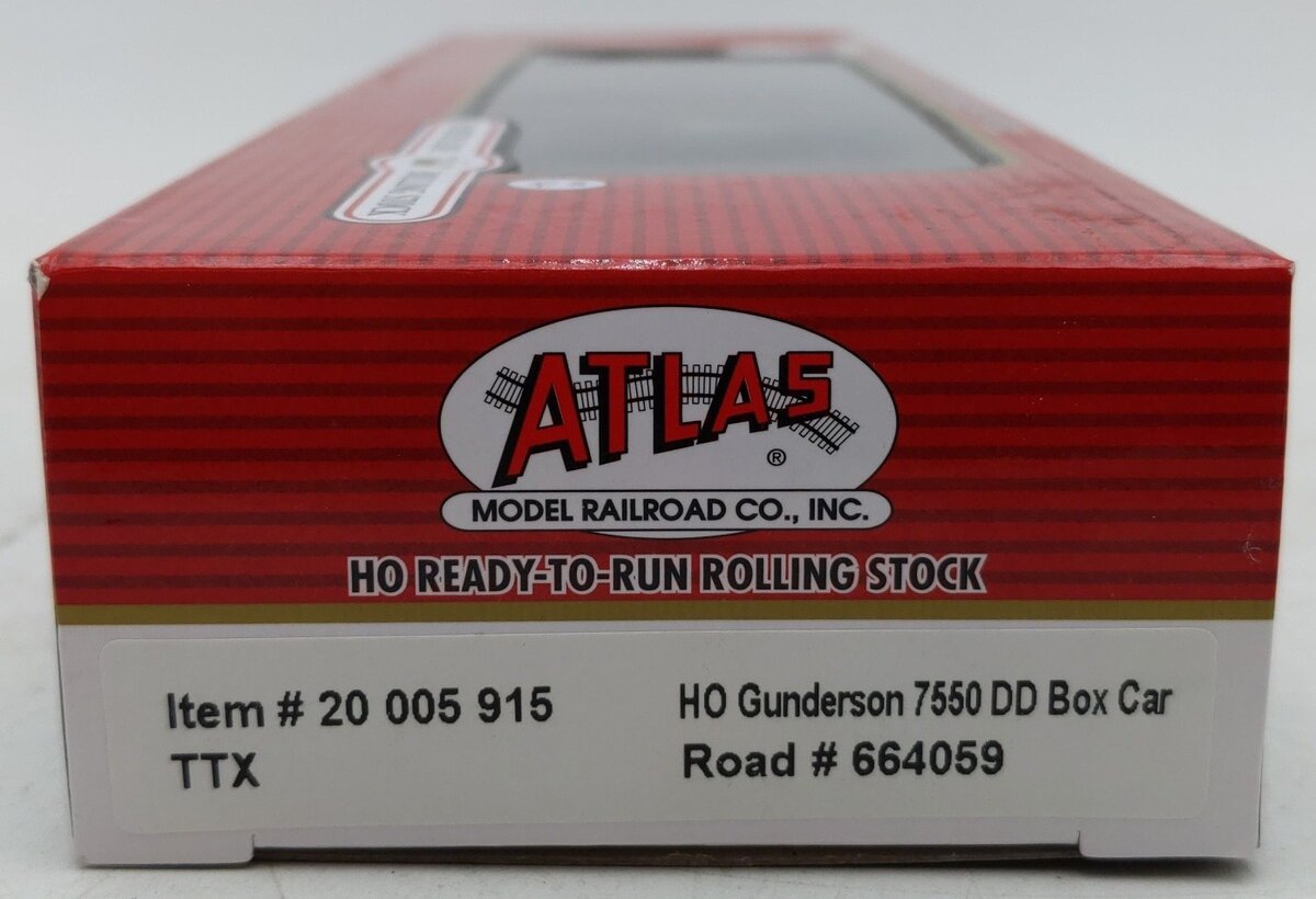 Atlas 20005915 HO TTX Master 60' Gunderson 7550 Double Door Box Car #664059/Box