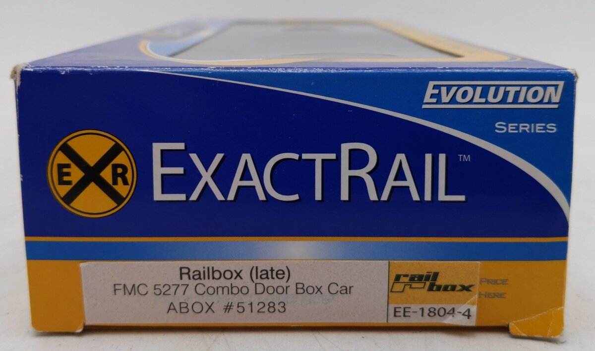 ExactRail EE-1804-4 HO Scale Railbox Evans 5277 Combo Door Boxcar #51283/Box