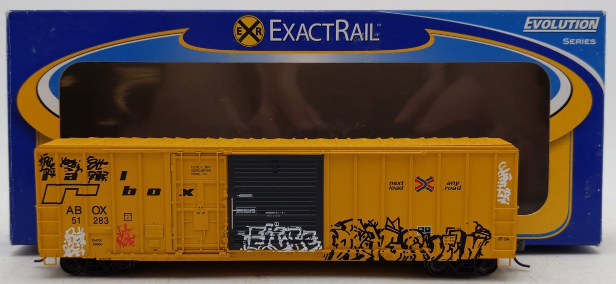 ExactRail EE-1804-4 HO Scale Railbox Evans 5277 Combo Door Boxcar #51283/Box