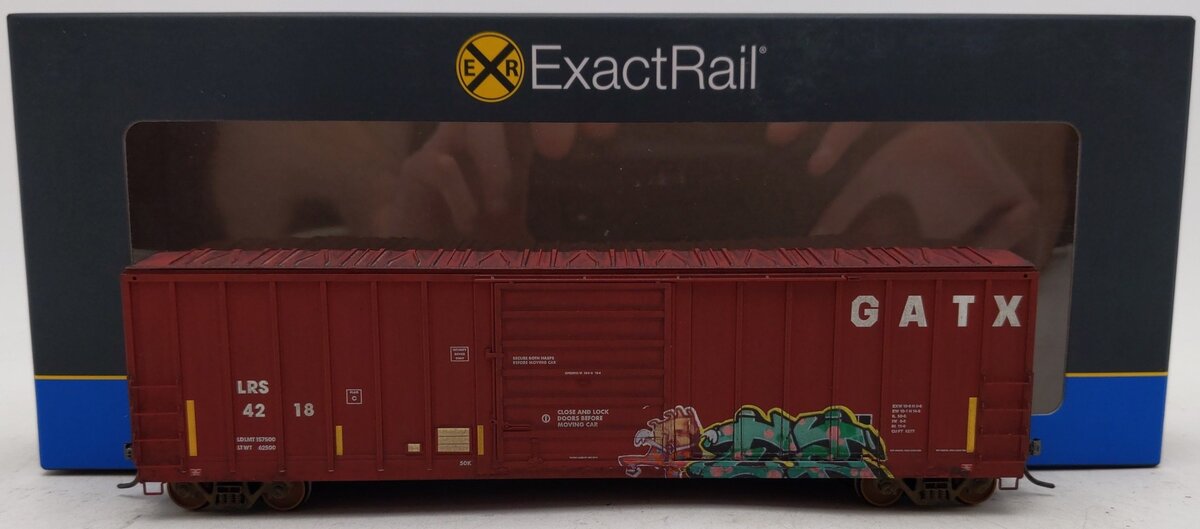 ExactRail EE-1511-1 HO Scale Laurinburg & Southern Boxcar #4218/Box