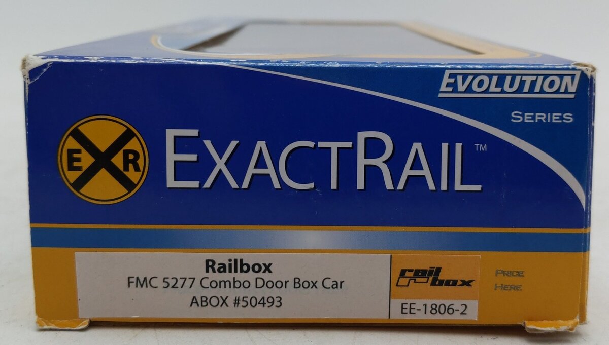 ExactRail EE-1806-2 HO Railbox (ABOX) FMC 5277 Combo Door Boxcar #50493/Box