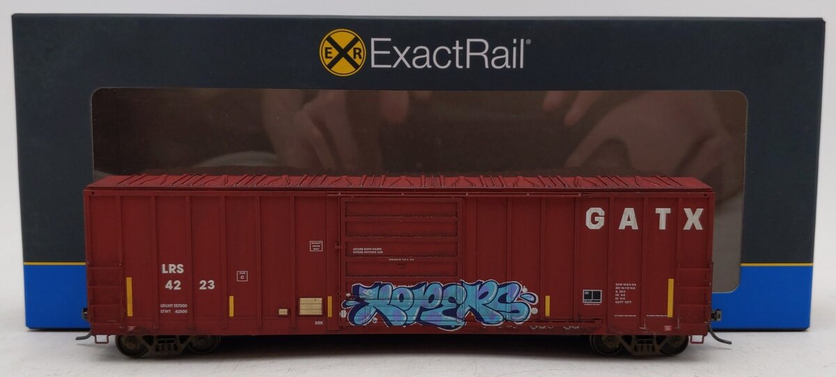 ExactRail EE-1511-2 HO Scale Laurinburg & Southern Boxcar #4223/Box