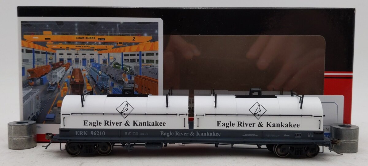InterMountain ERK 96210 HO Scale Eagle River & Kankakee Evans Steel Coil Car EX/Box