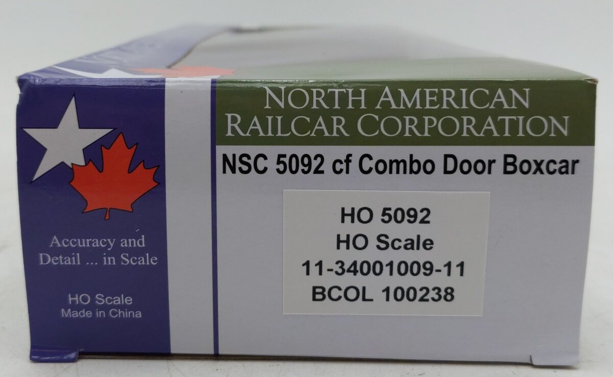 North American Railcar Corp 11-34001009-11 HO Scale Canadian National Boxcar LN/Box