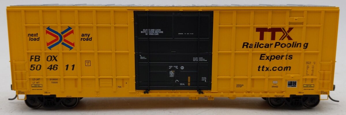 ExactRail EE-1413-7 HO Scale TTX Corporation Trinity 6275 Boxcar #504611 EX/Box