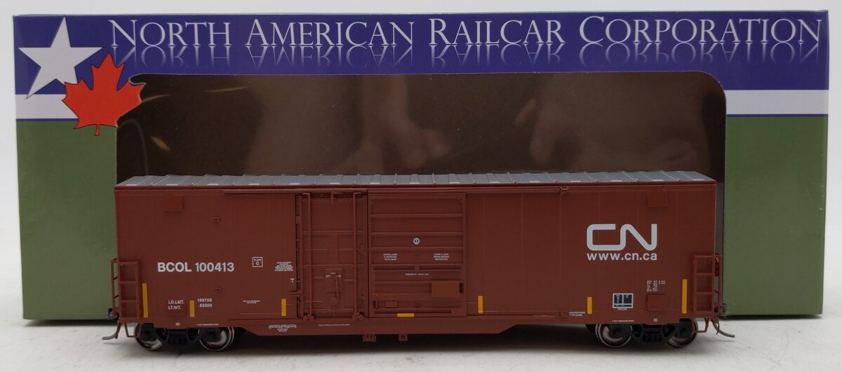 North American Railcar Corp 11-34001009-12 HO Scale Canadian National Boxcar LN/Box