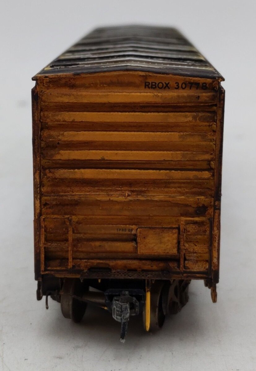 InterMountain HO Scale Custom Weathered Railbox Combo Door Boxcar #30778