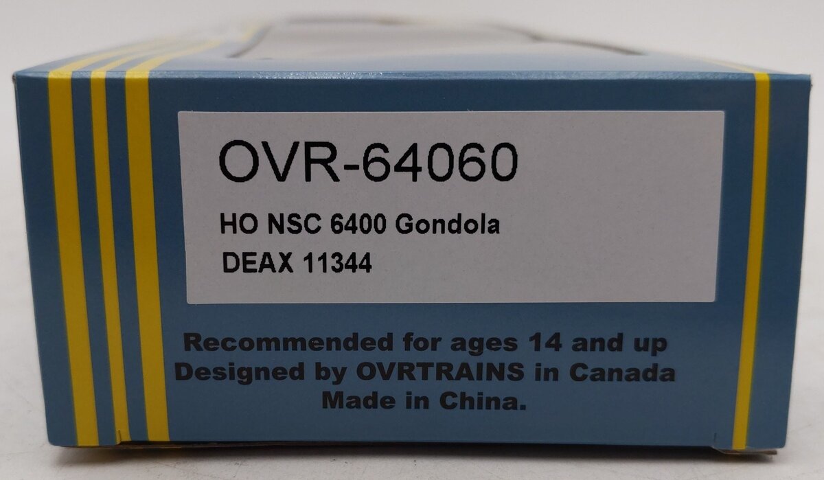 Otter Valley Railroad OVR-64060 HO Scale Weathered NSC 6400 Gondola #11344/Box