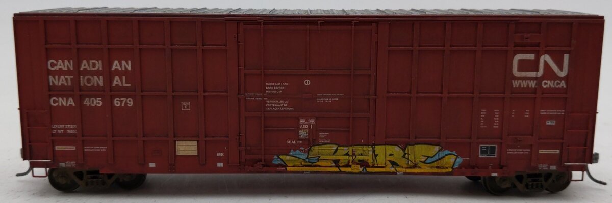 ExactRail EE-1402-5 HO Scale Trinity 6275 Boxcar Canadian National #405679/Box