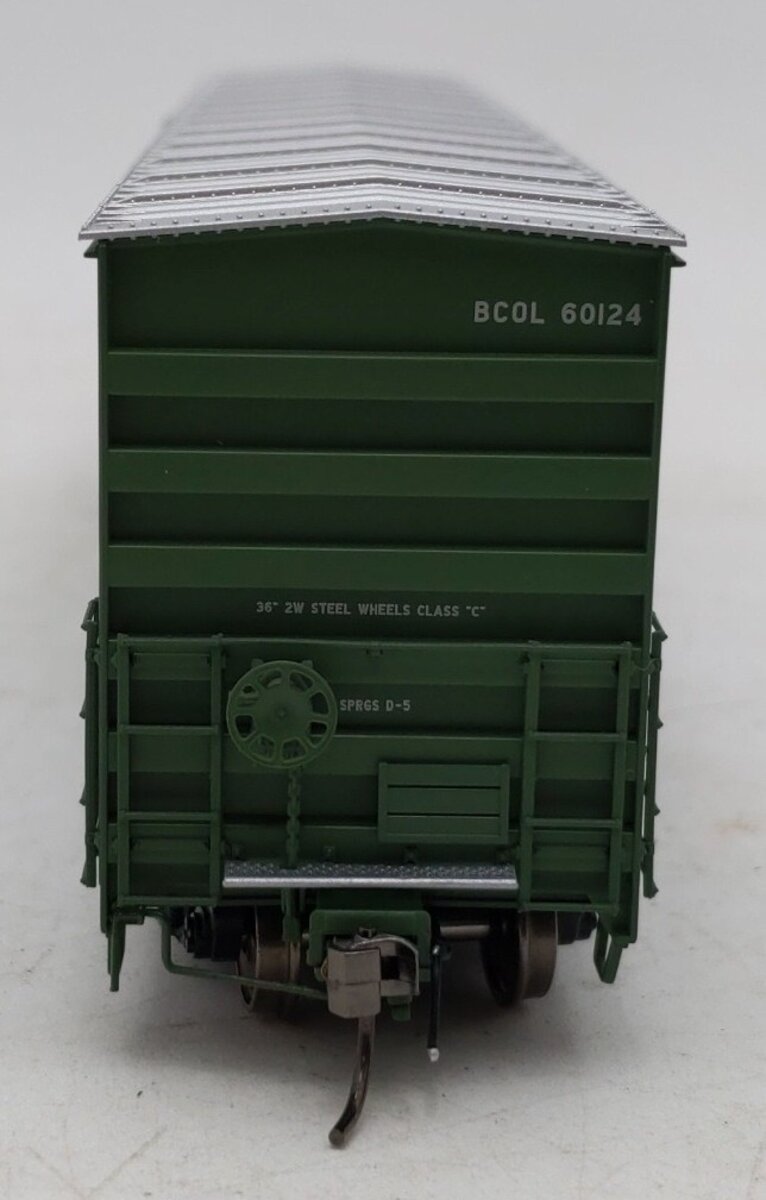 Rapido Trains 191003A HO BC Rail Trenton Works 6637cuft Boxcar #60124 LN/Box