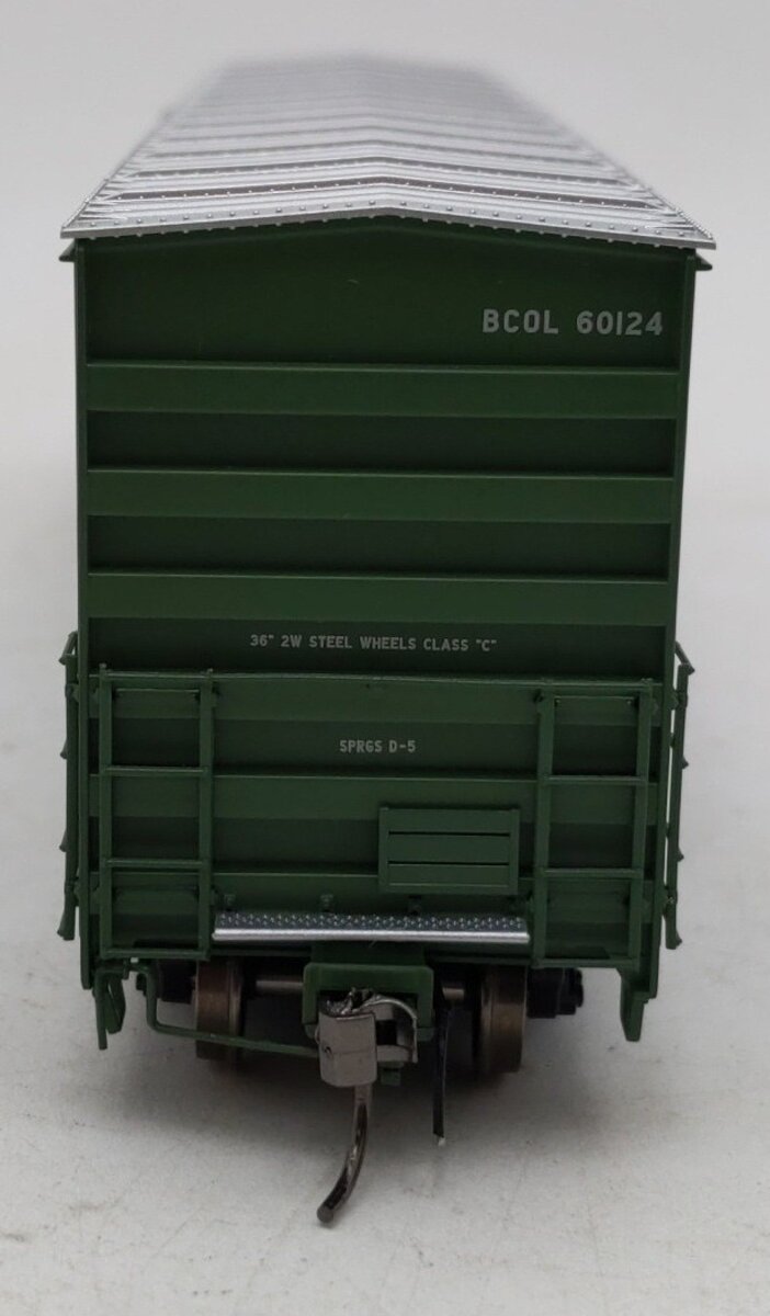 Rapido Trains 191003A HO BC Rail Trenton Works 6637cuft Boxcar #60124 LN/Box