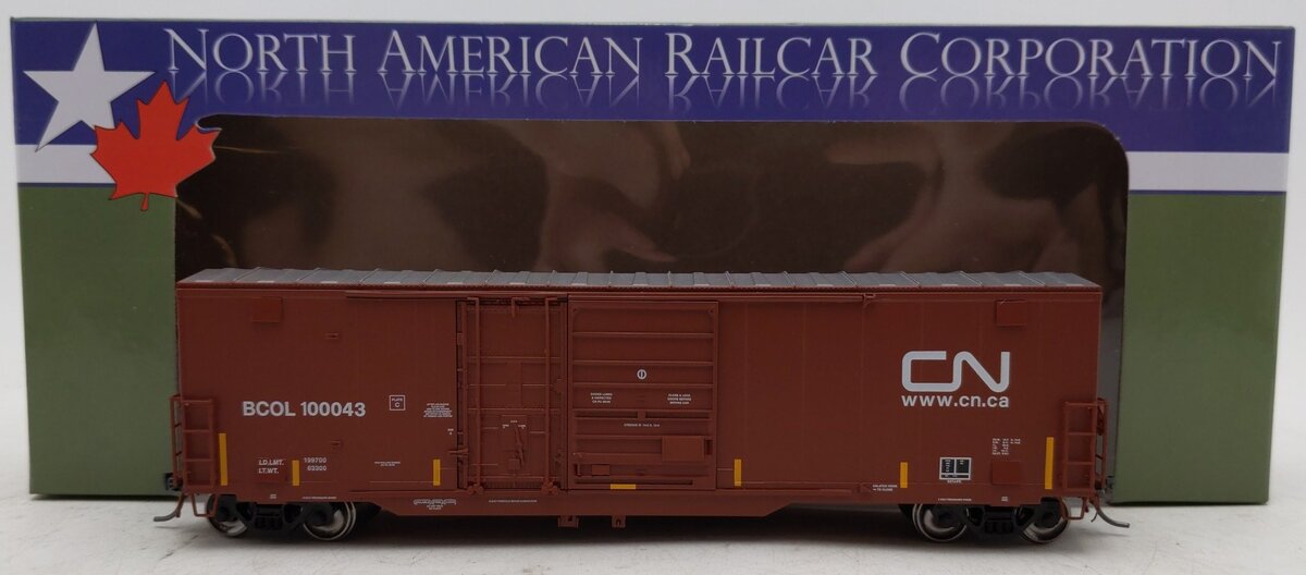 North American Railcar Corp 11-34001009-08 HO Scale Canadian National Boxcar EX/Box