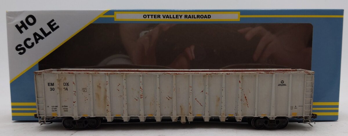 Otter Valley Railroad OVR-64127 HO Scale Custom Weathered NSC 6400 Gondola #3014/Box