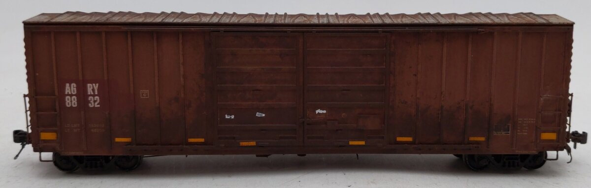 Rapido Trains 170008A HO Custom Weathered AGRY PC&F B-70-69/71/75 Boxcar #8832