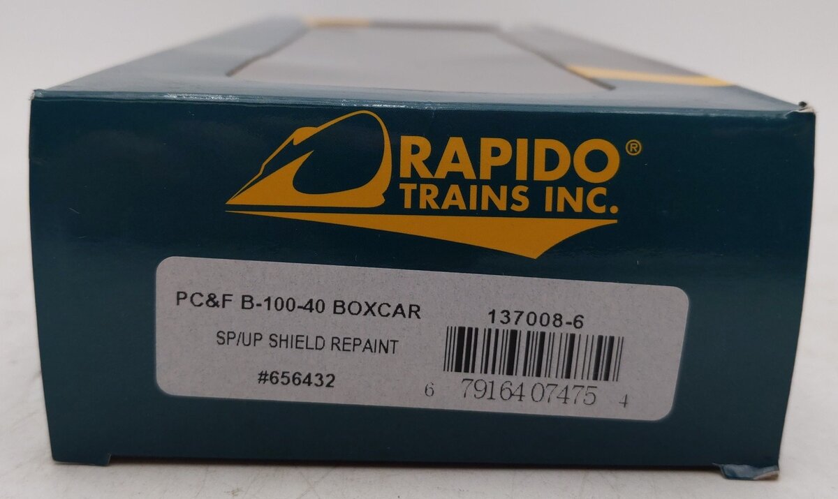 Rapido Trains 137008-6 HO Scale PC&F B-100-40 Boxcar #656432 LN/Box