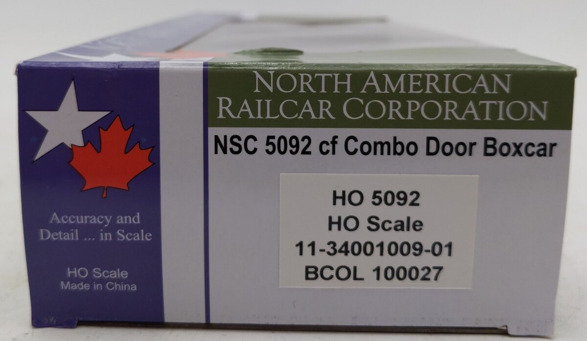North American Railcar Corp 11-34001009-01 HO Scale Canadian National Boxcar EX/Box