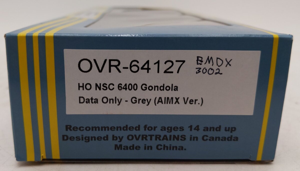 Otter Valley Railroad OVR-64127 HO Scale Custom Weathered NSC 6400 Gondola #3002/Box