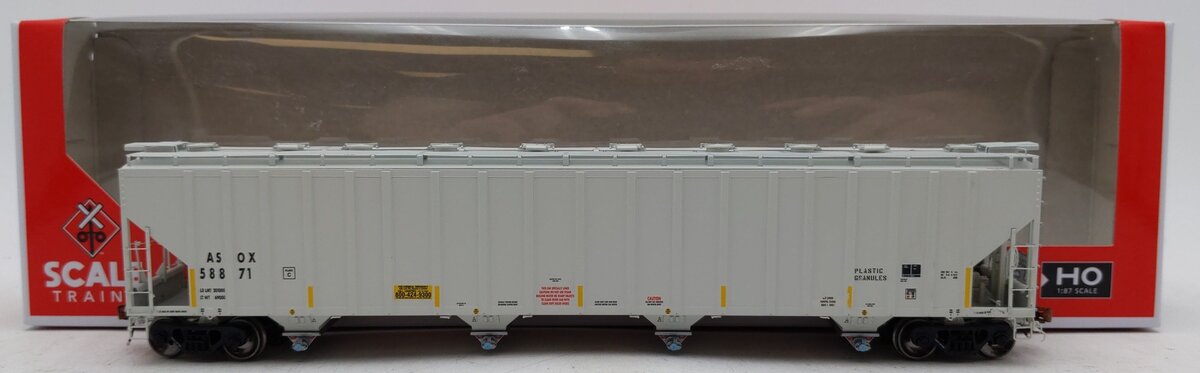ScaleTrains SXT39436 HO American Styrenics P-S 582Ocf Covered Hopper #58871 LN/Box