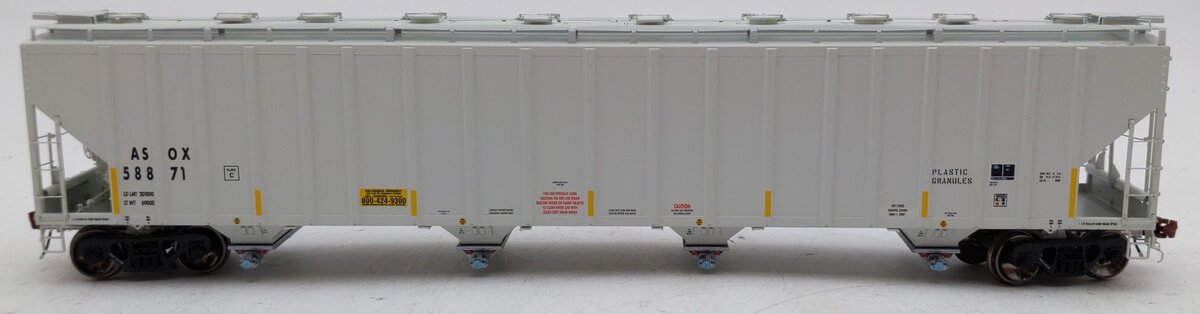 ScaleTrains SXT39436 HO American Styrenics P-S 582Ocf Covered Hopper #58871 LN/Box