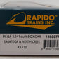 Rapido Trains 198007A HO Saratoga & North Creek PC&F 5241cuft Boxcar #3370 LN/Box
