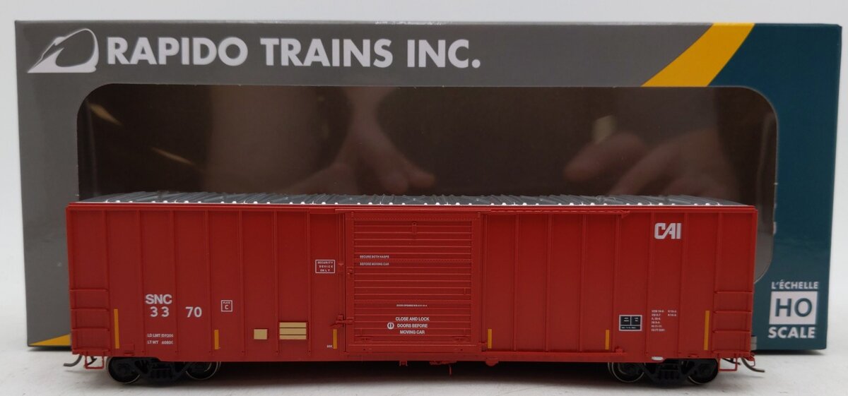 Rapido Trains 198007A HO Saratoga & North Creek PC&F 5241cuft Boxcar #3370 LN/Box