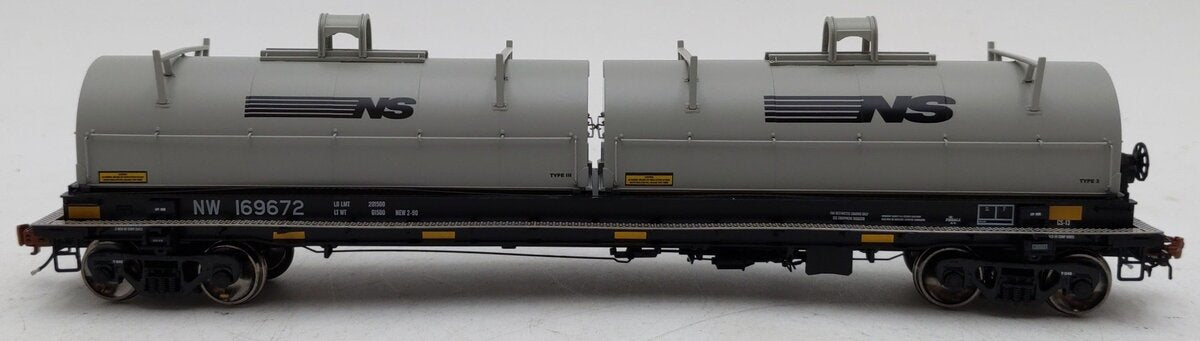 ScaleTrains STX38509 HO Scale Norfolk Western Thrall 48' Coil Steel Car #169672 LN/Box