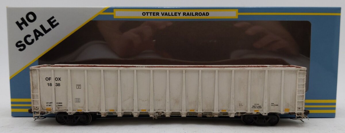 Otter Valley Railroad OVR-64064 HO Scale Custom Weathered NSC 6400 Gondola #1838/Box