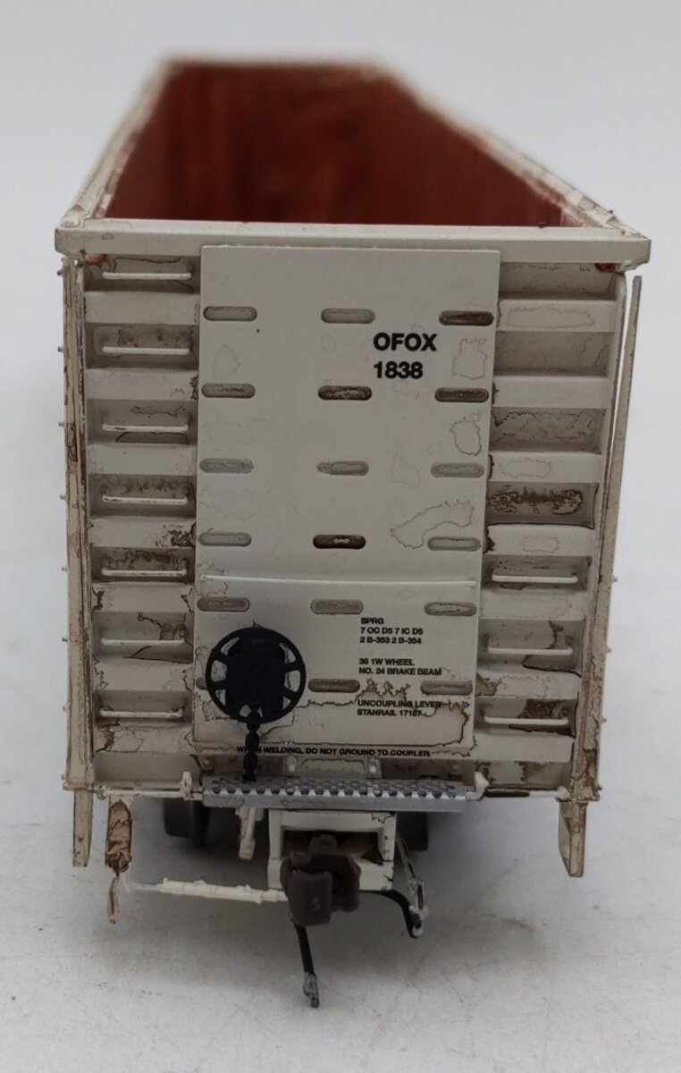 Otter Valley Railroad OVR-64064 HO Scale Custom Weathered NSC 6400 Gondola #1838/Box