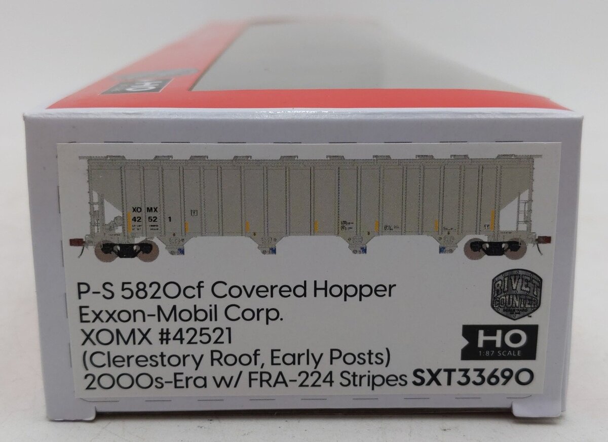 ScaleTrains SXT33690 HO Exxon-Mobil P-S 582OCF Covered Hopper #42521 LN/Box