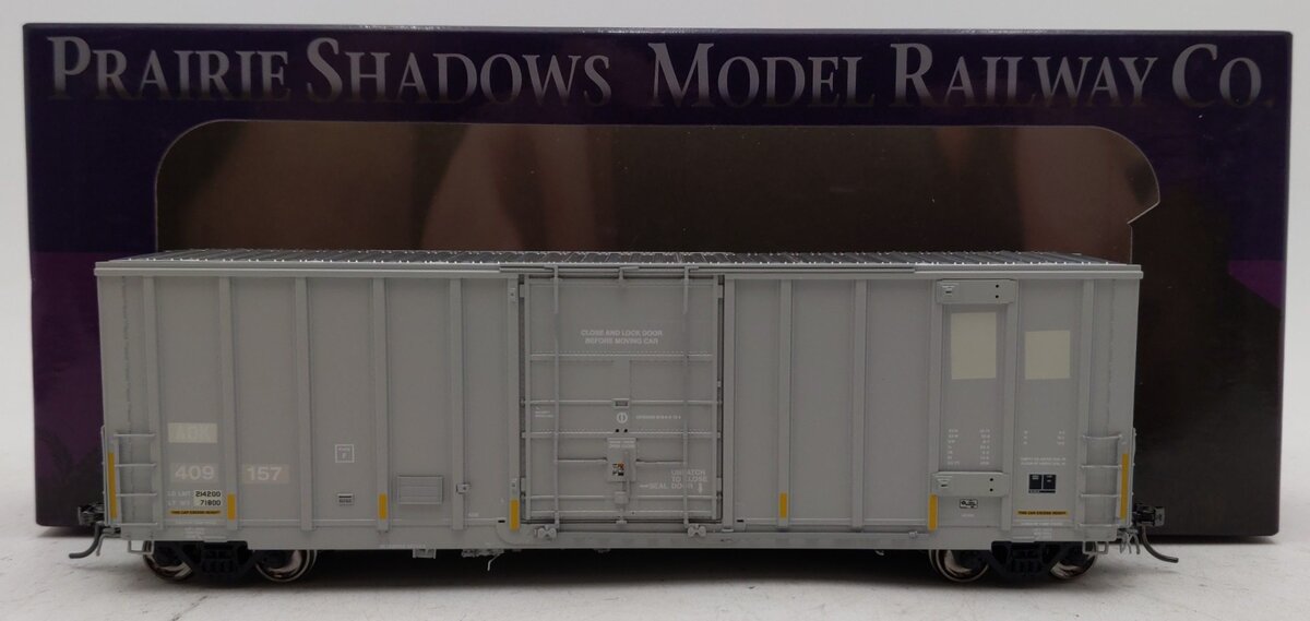 Prairie Shadows PS8022A05-01 HO Scale Trinity 50' High Cube Box Car #409157 LN/Box