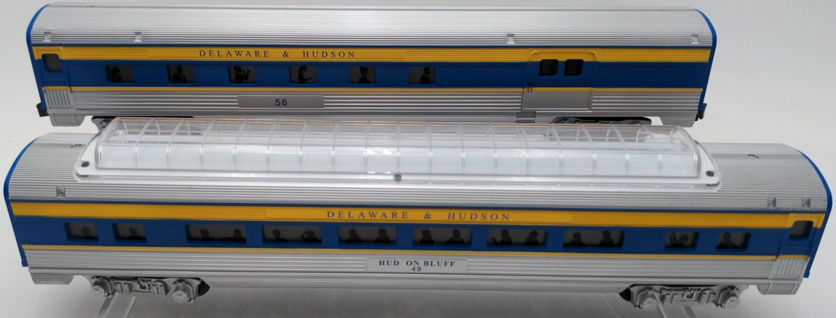 American Flyer 6-47906 S D&H Streamliner Combo & Full Vista Dome (Set of 2) EX/Box